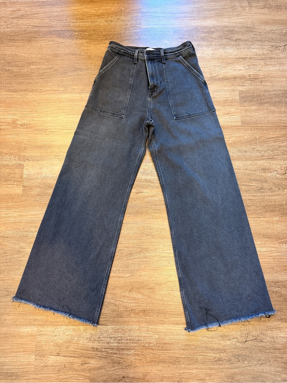 Pistola Penny Utility High-Rise Wide- Leg Jeans